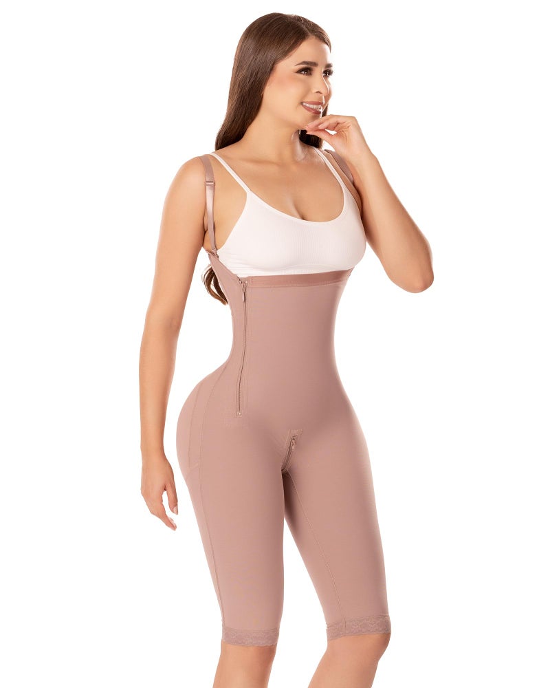SHAPE CONCEPT Fajas Colombianas 369 Full Body Shapewear with Side Zipper Butt Lifting High Compression Garment - Image 2